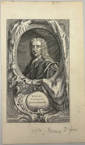 Henry Viscount Bolingbroke by Thomas Murray, other, 1700-1799