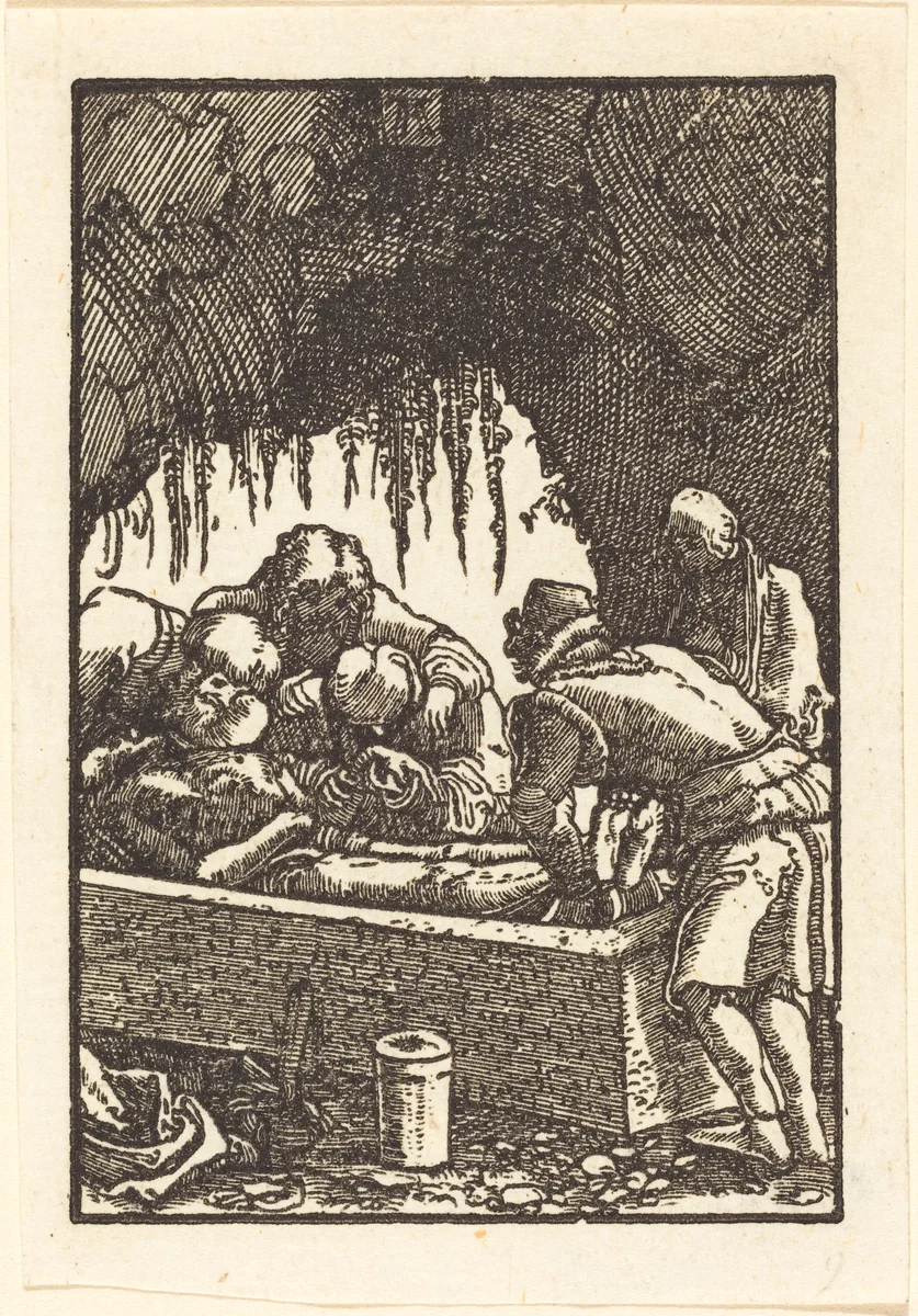 The Entombment by Albrecht Altdorfer, print, 1513