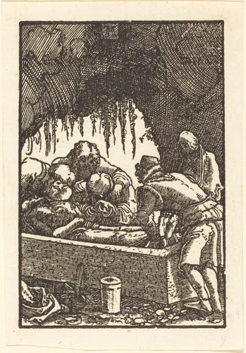 The Entombment by Albrecht Altdorfer, print, 1513