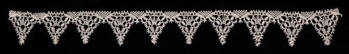 Bobbin Lace Insertion and Edging by Unknown, textile, 1540-1560