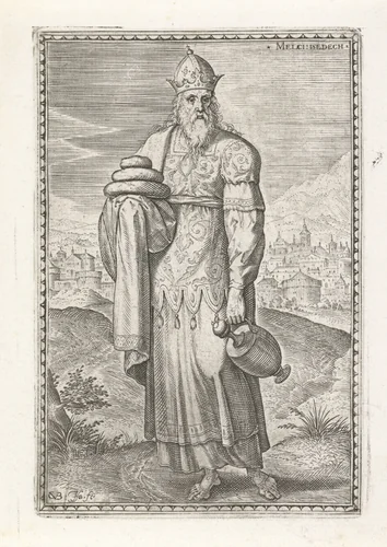 Melchisedek by Unknown, print, 1575