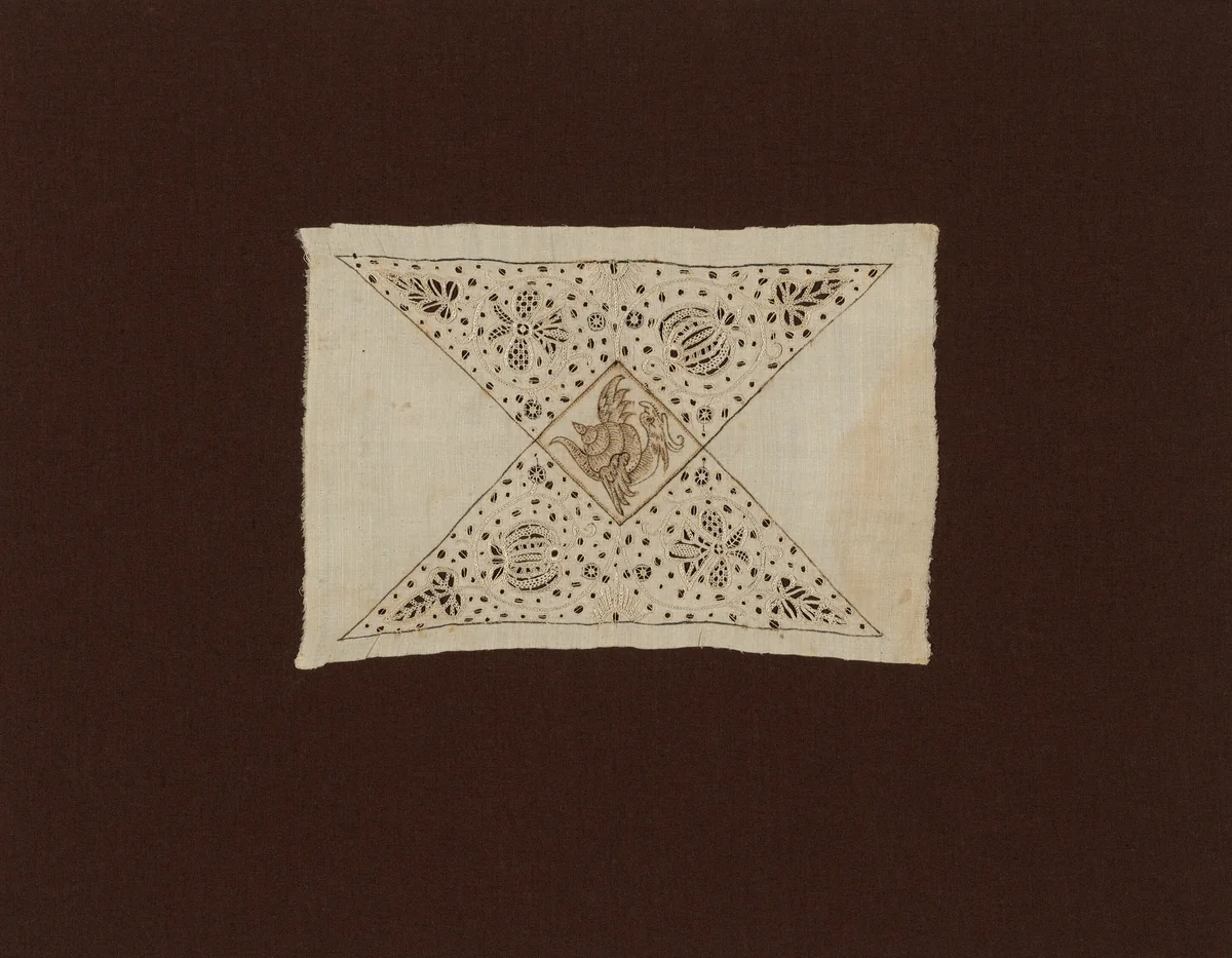 Insertion from a Table Cloth by England, textile, 1601-1625