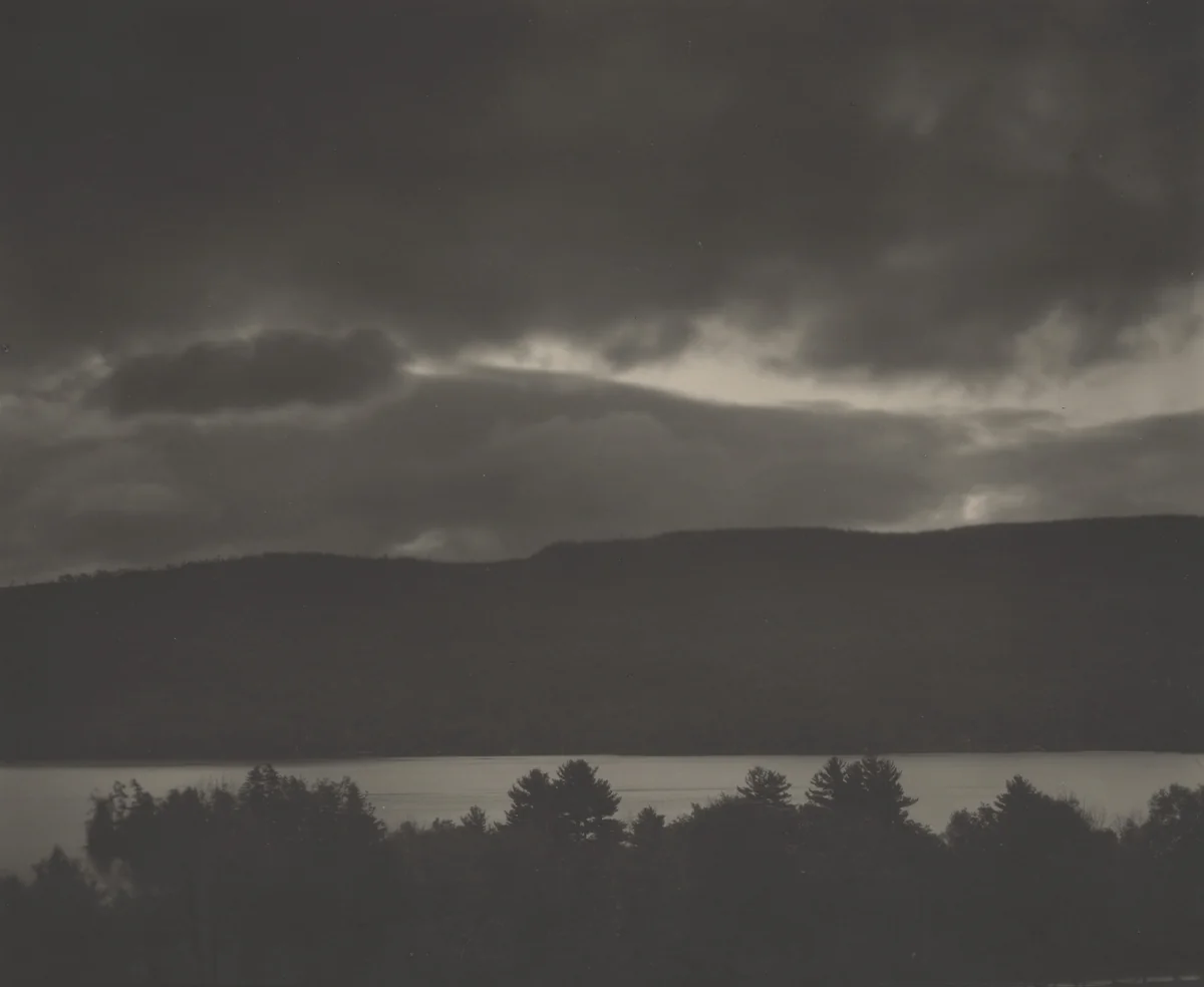 Lake George by Alfred Stieglitz, photograph, 1922