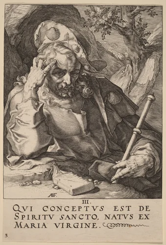 Saint James Major by Hendrick Goltzius, print, 1589