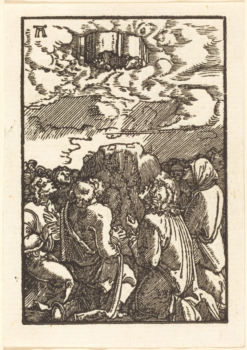 The Ascension of Christ by Albrecht Altdorfer, print, 1513