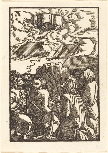 The Ascension of Christ by Albrecht Altdorfer, print, 1513