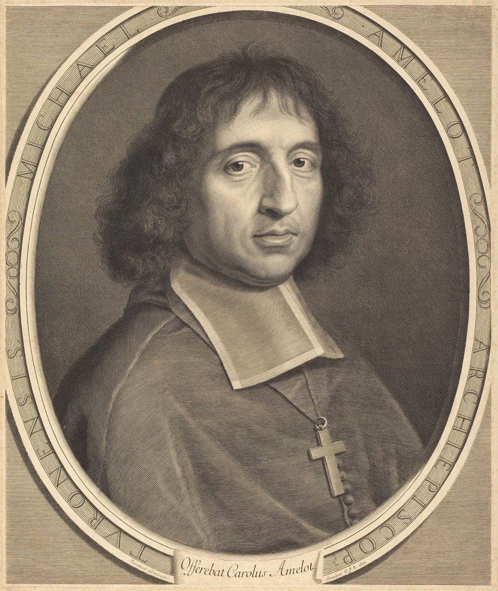 Michel Amelot by Robert Nanteuil, print, 1675