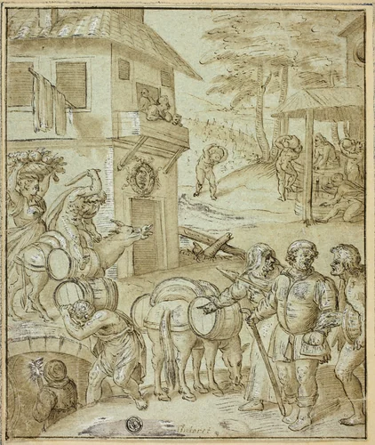 Wine Harvest by Jacopo Robusti
Frans Floris
Willem Key, drawing, 1500-1599