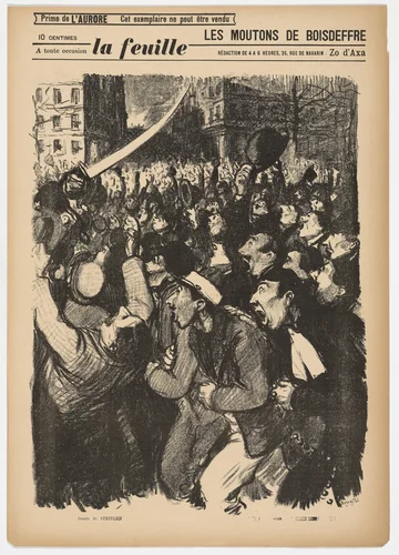 La Feuille, no. 7 by Théophile-Alexandre Steinlen, illustrated book, 1898