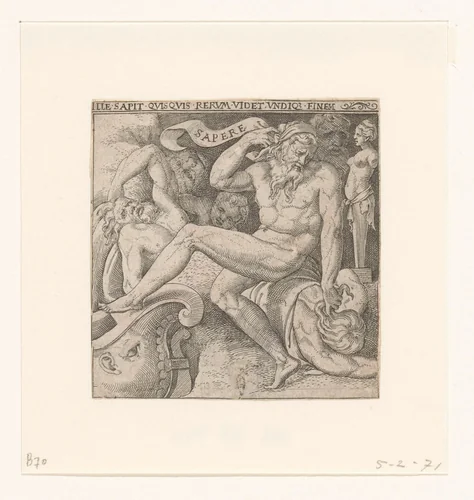Wijsheid by Unknown, print, 1533-1567