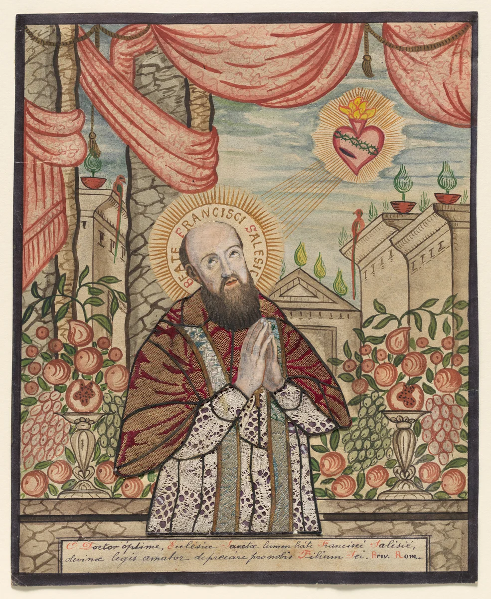 Saint Francis de Sales by anonymous, print, 1700-1800