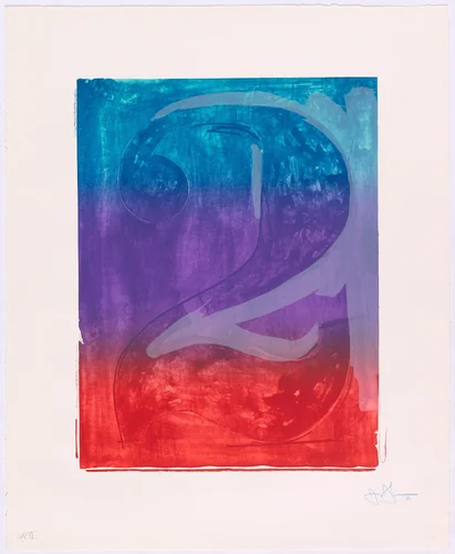Figure 2 [artist's proof] by Jasper Johns; James Webb; John Dill; Daniel Freeman; Gemini G.E.L., print, 1969