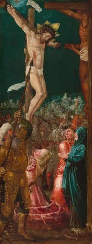 The Crucifixion by Hans Mielich, painting, 1550-1575
