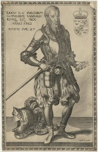 Eric XIV, King of Sweden by Frans Huys, print, 1522-1562