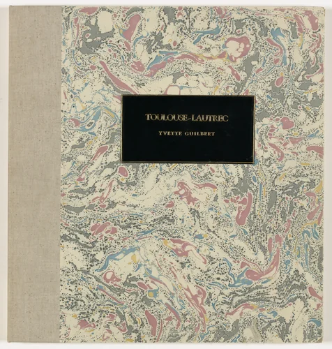 Yvette Guilbert by Henri de Toulouse-Lautrec, illustrated book, 1894