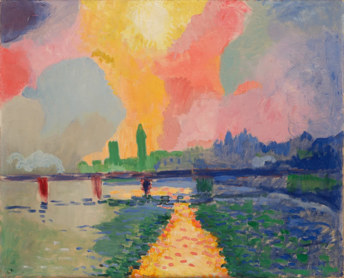 Charing Cross Bridge by André Derain, painting, 1905