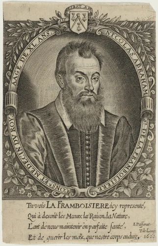 Nicolas Abraham de la Framboisiere by Thomas de Leu, print, 1600