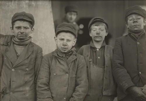 Coalbreakers, Pittston, Pennsylvania by Lewis Wickes Hine, photograph, 1911
