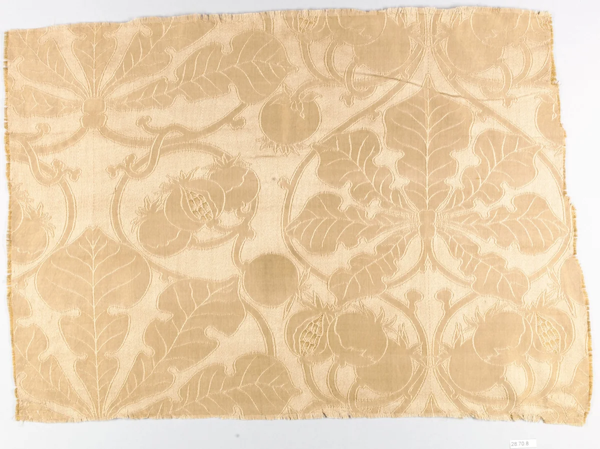 Pomegranate textile by Associated Artists, artwork, 1883