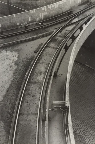 Rails by Germaine Krull, photograph, 1927