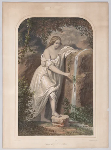 La Source by C. Derancourt, print, 1837-1876