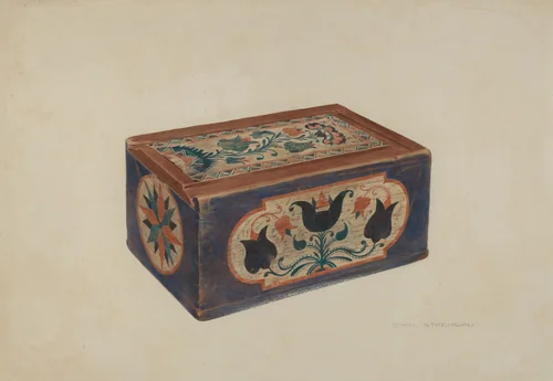 Candle Box by Carl Strehlau, index of american design, 1935-1942