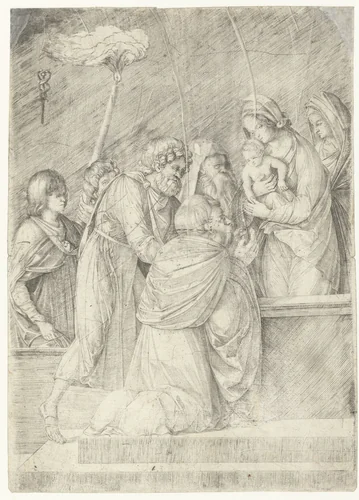 Presentatie in de tempel by Unknown, print, 1509-1516
