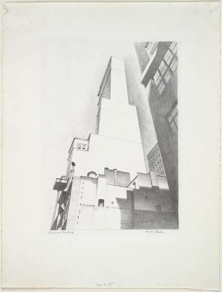 Delmonico Building by Charles Sheeler, print, 1926