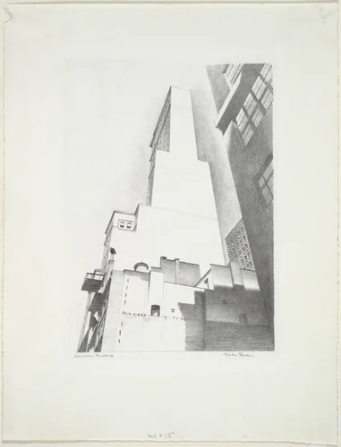 Delmonico Building by Charles Sheeler, print, 1926