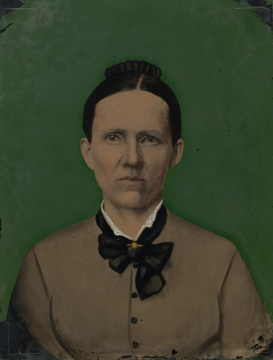 Portrait of a Woman by American 19th Century, photograph, 1860-1869