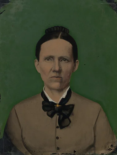 Portrait of a Woman by American 19th Century, photograph, 1860-1869