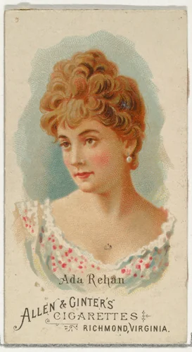 Ada Rehan, from World's Beauties, Series 1 (N26) for Allen & Ginter Cigarettes by Allen & Ginter, print, 1888