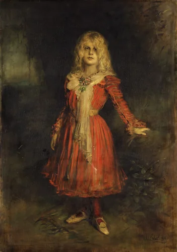 Marion Lenbach (1892–1947), the Artist's Daughter by Franz von Lenbach, painting, 1900