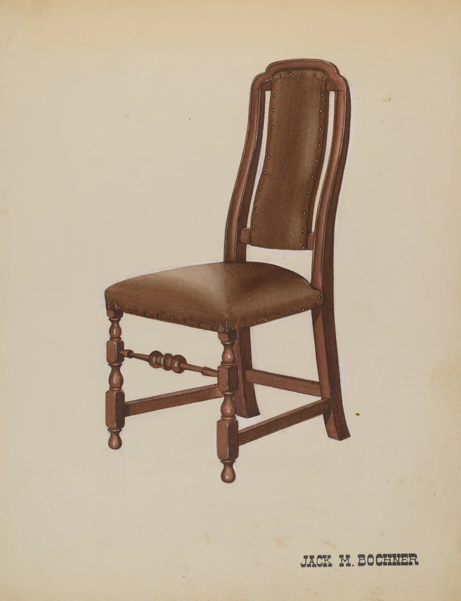 Side Chair by Jack Bochner, index of american design, 1937