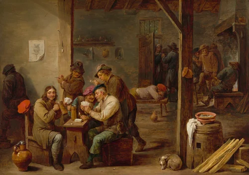 Tavern Scene by David Teniers the Younger, painting, 1658