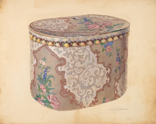 Bandbox by Gilbert Sackerman, index of american design, 1939