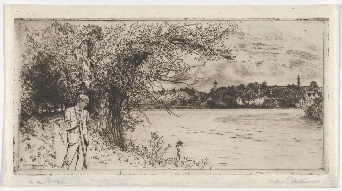 Broken Tackle by Hubert von Herkomer, print, 1891