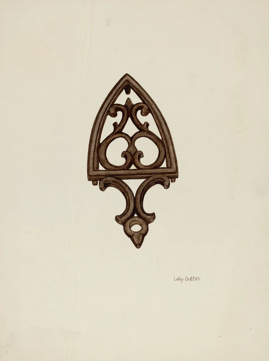 Trivet by LeRoy Griffith, index of american design, 1942