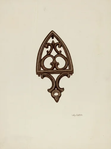 Trivet by LeRoy Griffith, index of american design, 1942