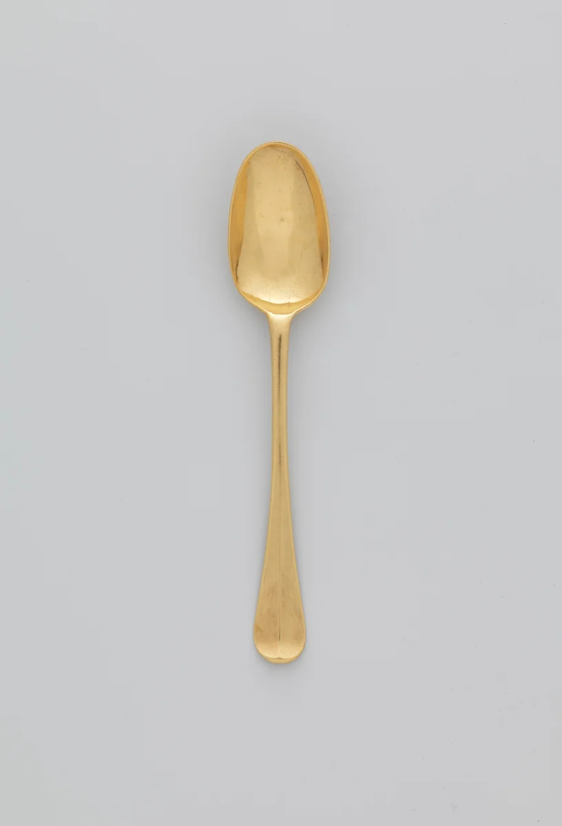 Set of five teaspoons by John Ladyman, metalwork, 1711-1712