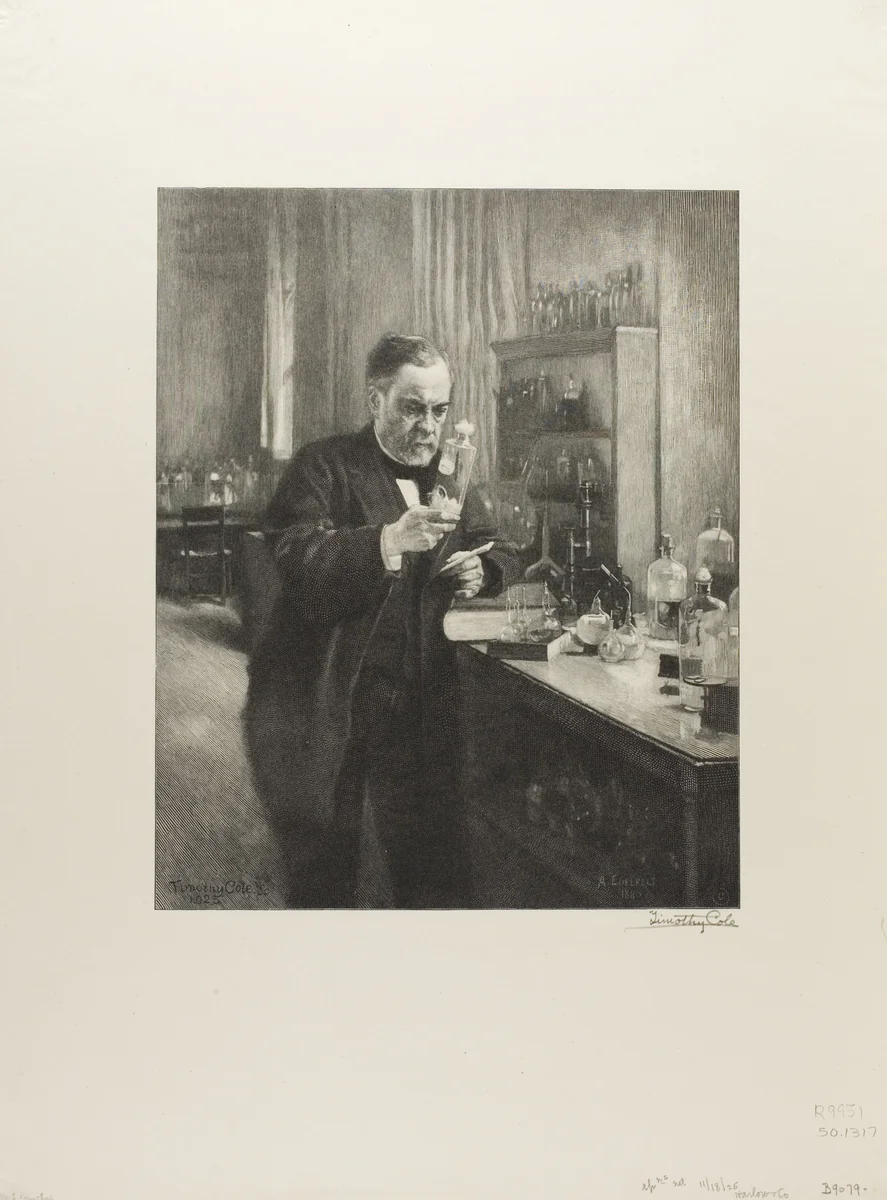 Louis Pasteur by Timothy Cole
Albert Edelfelt, print, 1925