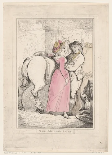 The Miller's Love by Thomas Rowlandson, print, 1798