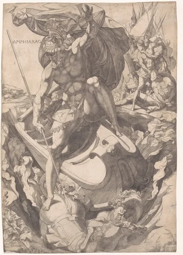Amphiaraos by Unknown, print, 1516-1570