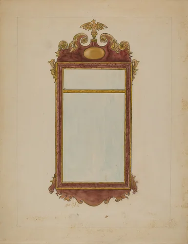 Mirror by American 20th Century, index of american design, 1935-1942