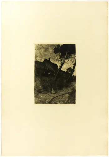 Blacksmith by Fritz Overbeck, print, 1895