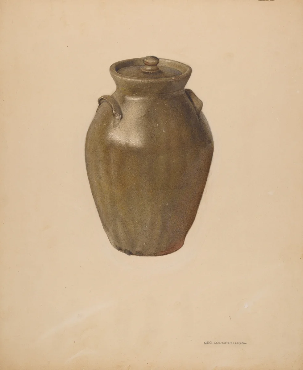 Covered Jar by George Loughridge, index of american design, 1939