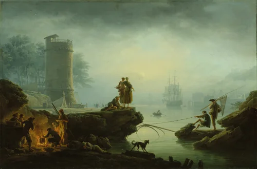 Morning by Claude Joseph Vernet, painting, 1760