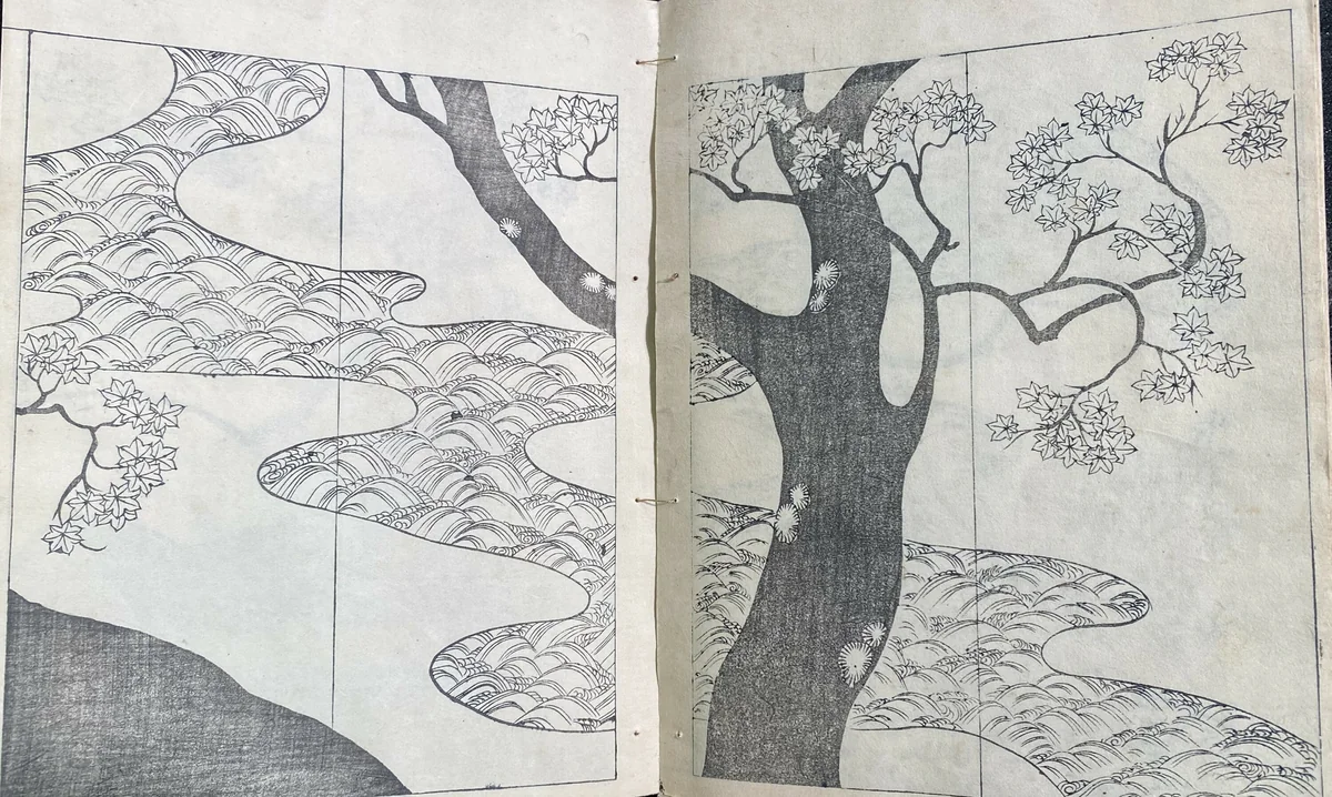 Korin Shinsen Hyakuzu (New Selection of Hundred Works by Korin) by Ogata Korin, artwork, 1615-1868