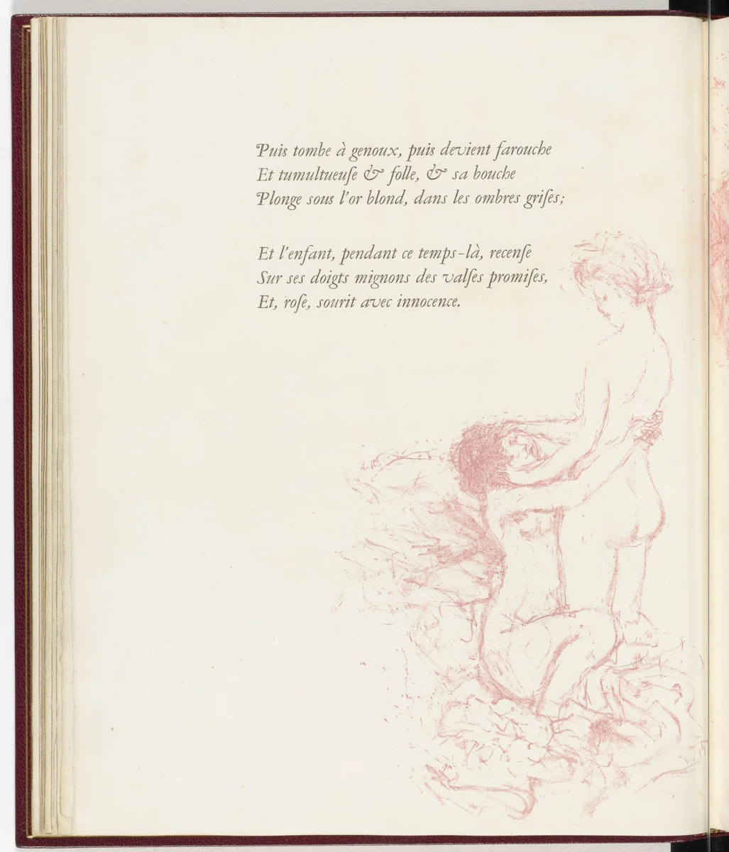 In-text plate (page 12) from Parallèlement (In Parallel) by Pierre Bonnard, illustrated book, 1900