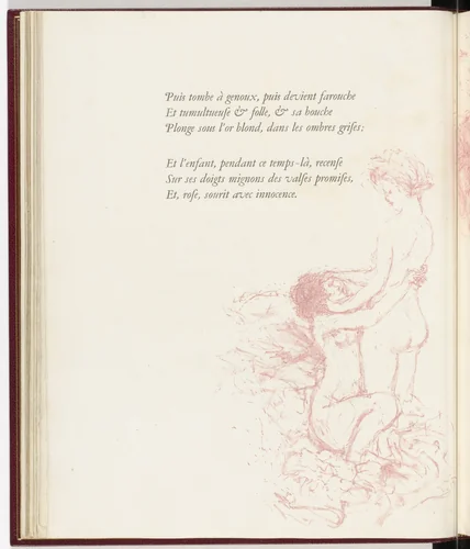 In-text plate (page 12) from Parallèlement (In Parallel) by Pierre Bonnard, illustrated book, 1900